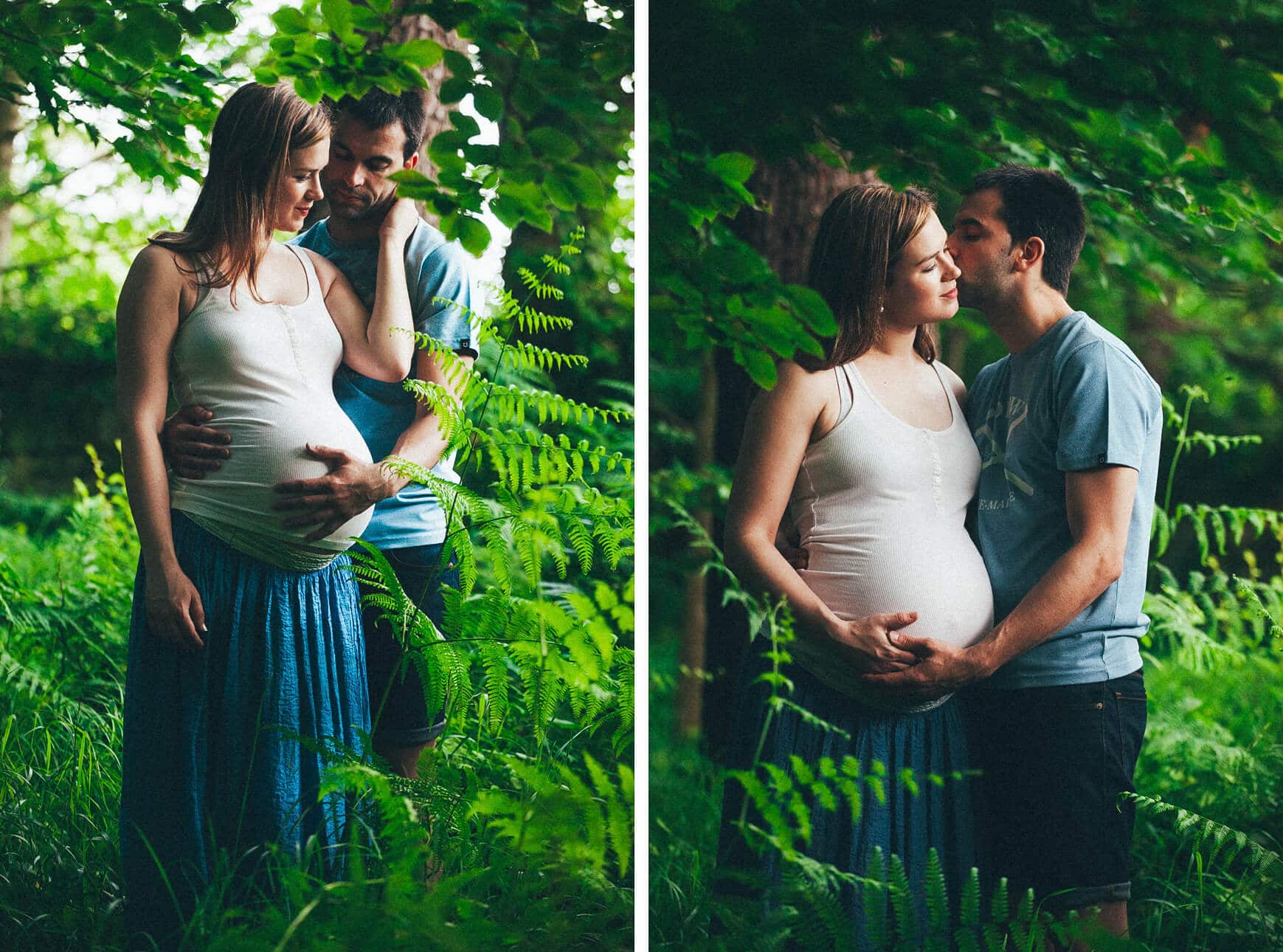 sesion de fotos embarazada en exterior