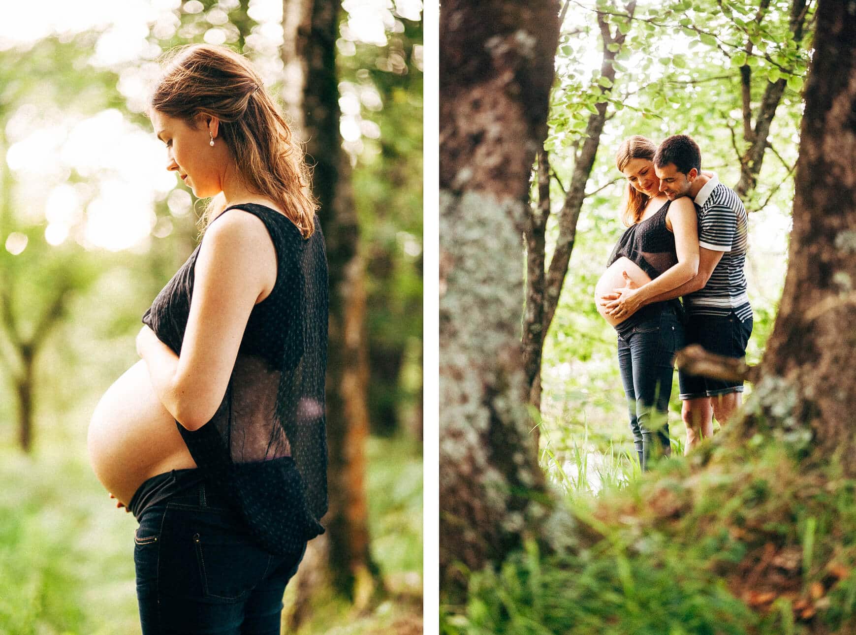 sesion fotográfica maternidad en gipuzkoa