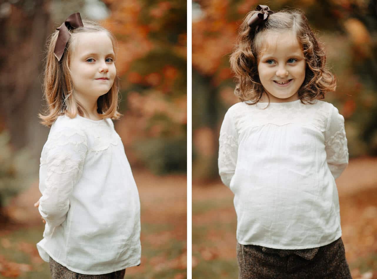 retrato infantil de niñas