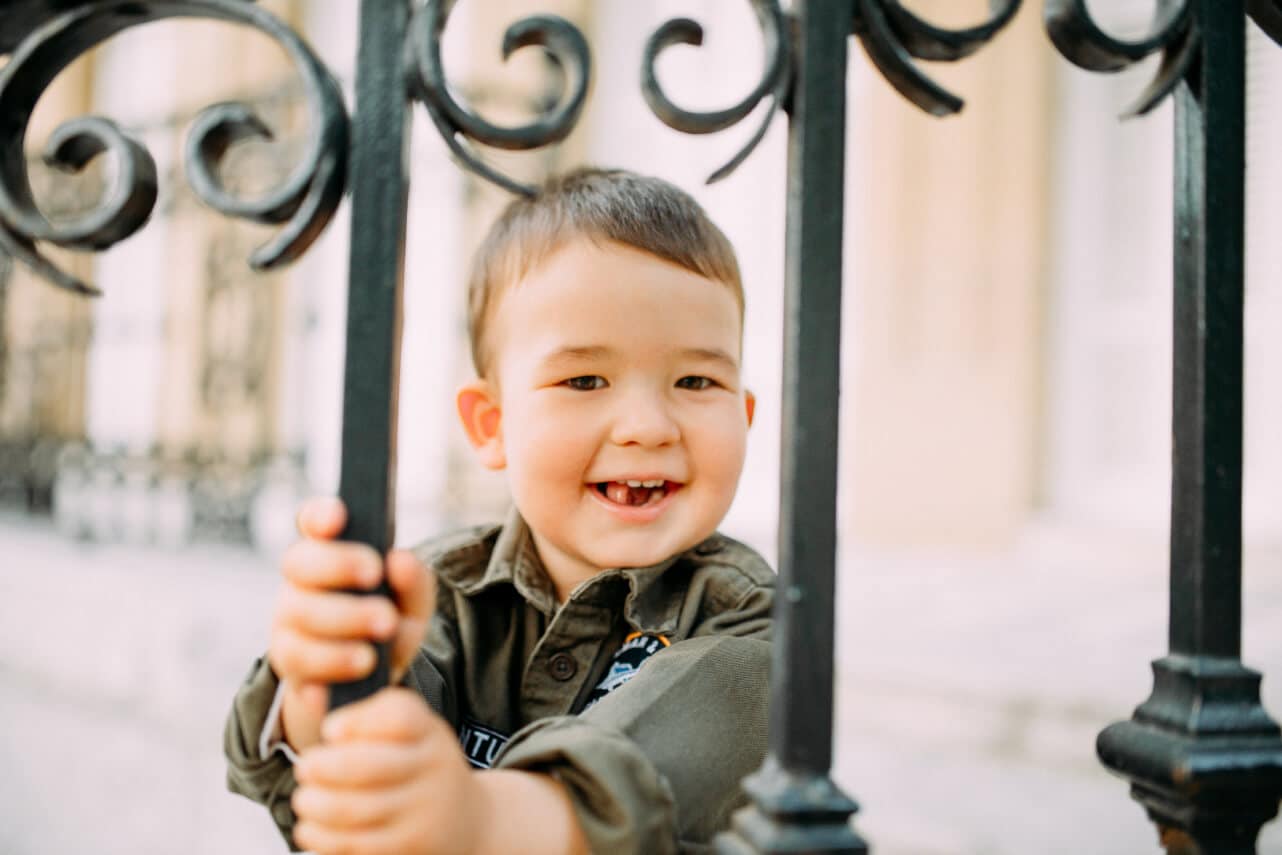 Sesiones de fotos de niños en exteriores