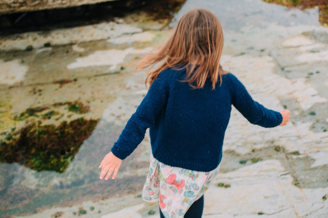 Fotos de niños en la costa