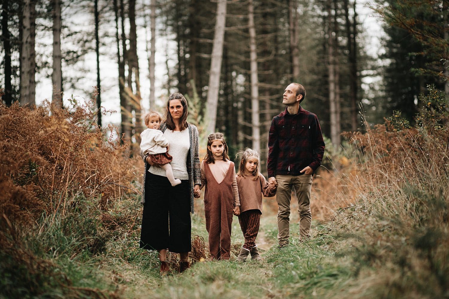 Fotos de familia en el bosque / Basoan egindako familia argazkiak