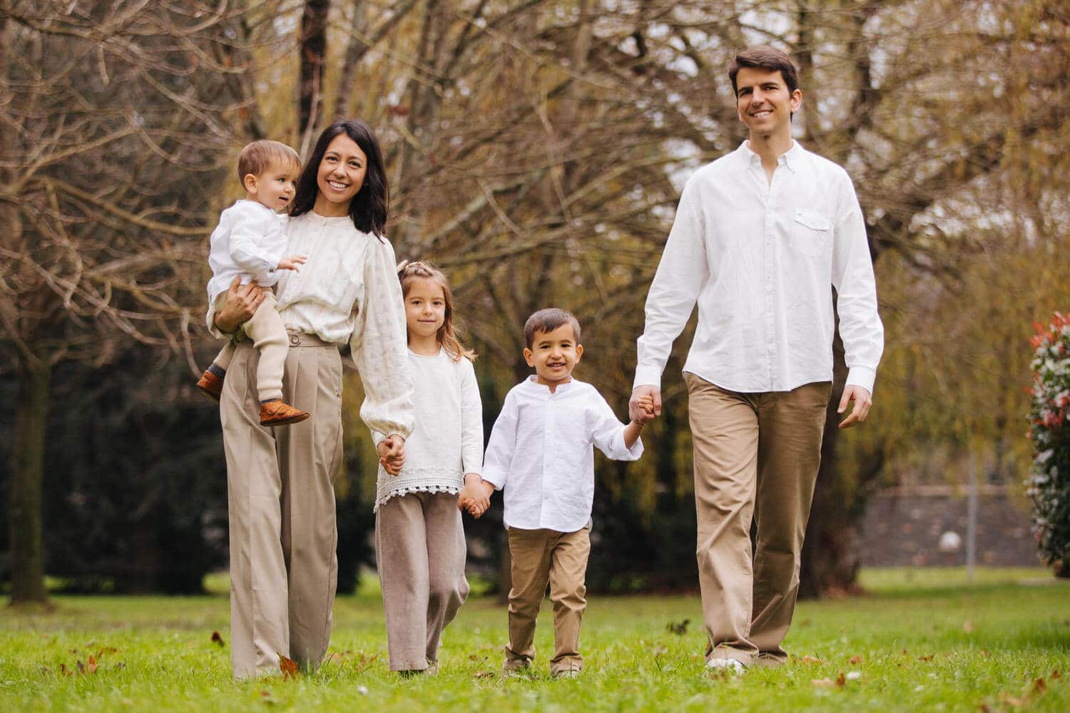 fotos de familia en la naturaleza en gipuzkoa